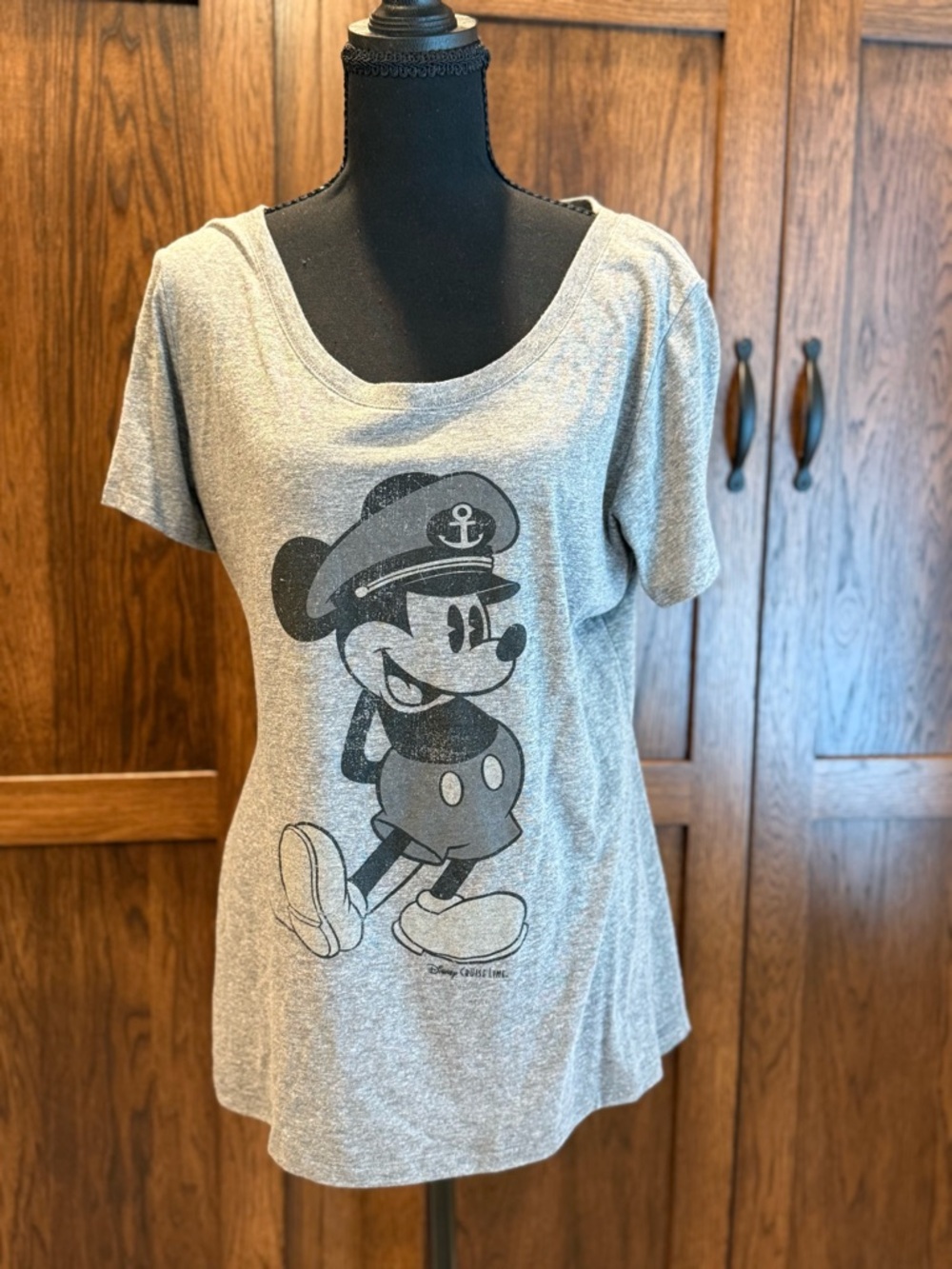 Disney Cruise Line Graphic Scoop Neck Mickey Tee